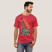 Idaho State Design Artist Designed Illustration Fe T-Shirt (Vorne ganz)