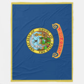 Idaho State Flag Print Patriotc Fleecedecke (Vorderseite)