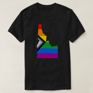 Idaho State Pride LGBTQ Progress Pride T-Shirt