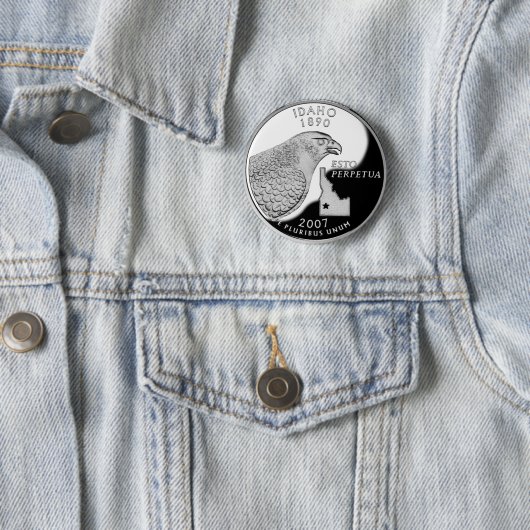 Idaho State Quarter Button (Beispiel)