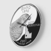 Idaho State Quarter Große Wanduhr (Winkel)