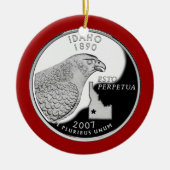 Idaho State Quarter Keramik Ornament (Vorne)