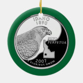 Idaho State Quarter Keramik Ornament (Hinten)