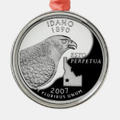Idaho State Quarter Silbernes Ornament (Vorne)