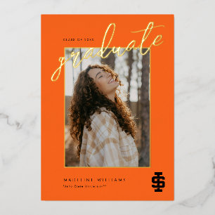 Idaho State University mutige Bengals-Logo Folieneinladung