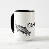 IDAHO STEELHEAD - HIER FISCHFISCHE - STREKENDE IDA TASSE (Vorderseite Links)