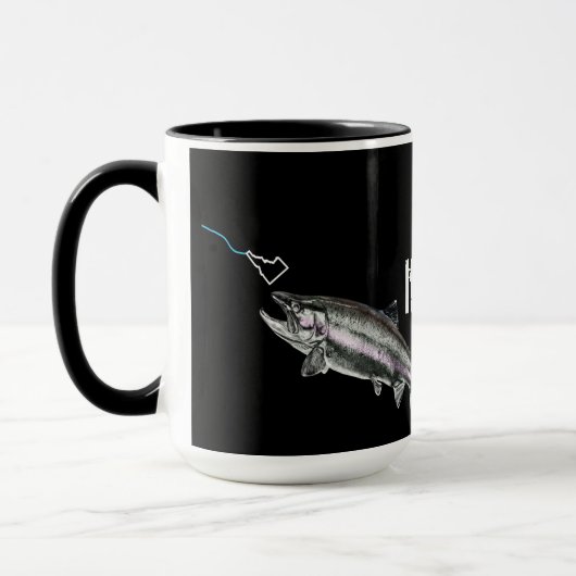 IDAHO STEELHEAD - HIER FISCHFISCHE - STREKT TASSE (Links)