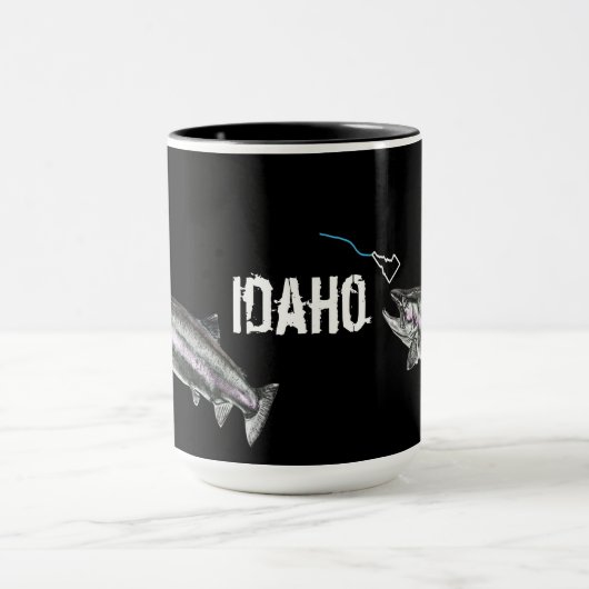 IDAHO STEELHEAD - HIER FISCHFISCHE - STREKT TASSE (Zentrum)
