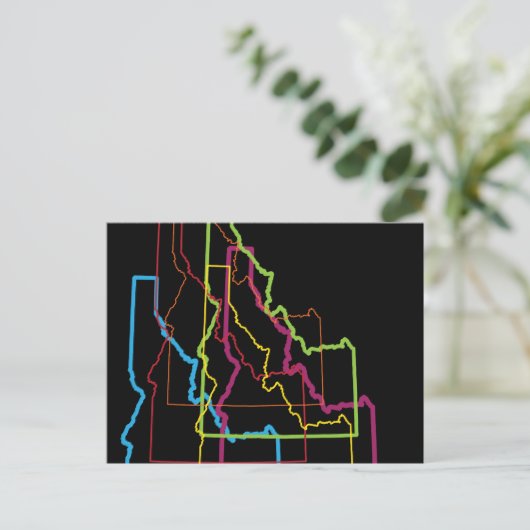 Idaho Stolz Postkarte (Stehend Vorderseite)