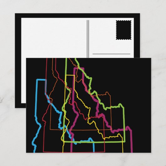 Idaho Stolz Postkarte (Vorne/Hinten)