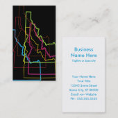 Idaho Stolz Visitenkarte (Vorne/Hinten)