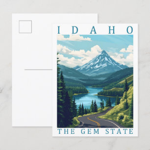 Idaho The Gem Staat USA Travel Place Postkarte