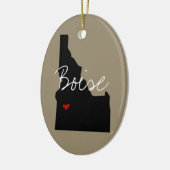 Idaho Town Keramikornament (Links)