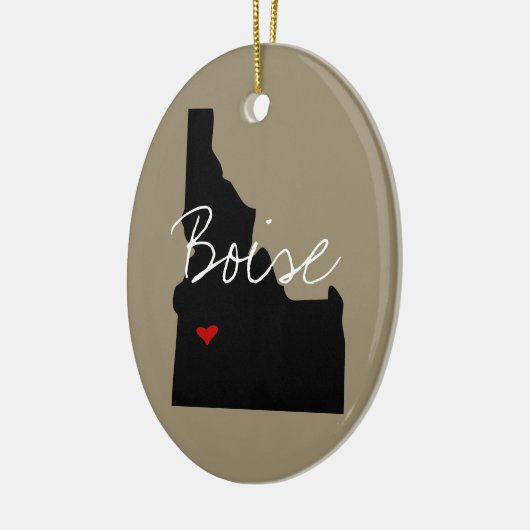 Idaho Town Keramikornament (Links)