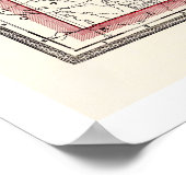 Idaho Township & Railroad Karte 1896 Poster (Ecke)