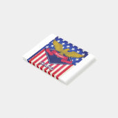 Idaho USA-Flagge Post-it Klebezettel (angewinkelt)