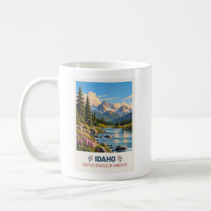 Idaho USA – Vintage-Reise-Tasse Kaffeetasse