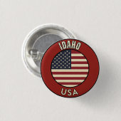 Idaho Vereinigte Staaten Button (Vorne & Hinten)