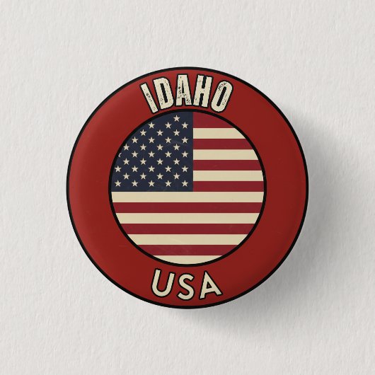 Idaho Vereinigte Staaten Button (Vorderseite)