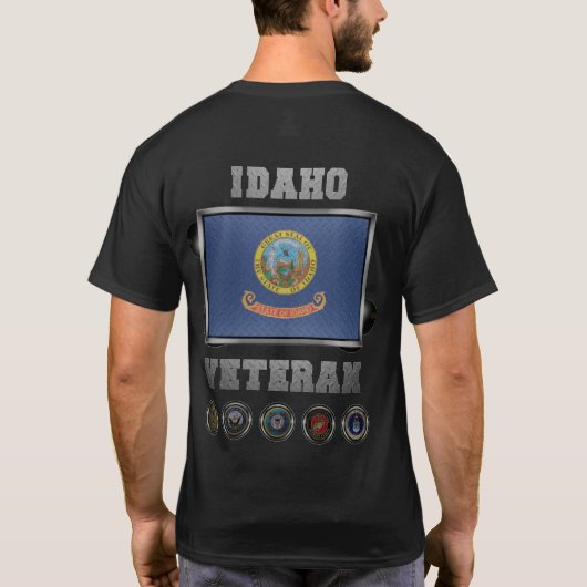 Idaho Veteran T - Shirt (Rückseite)