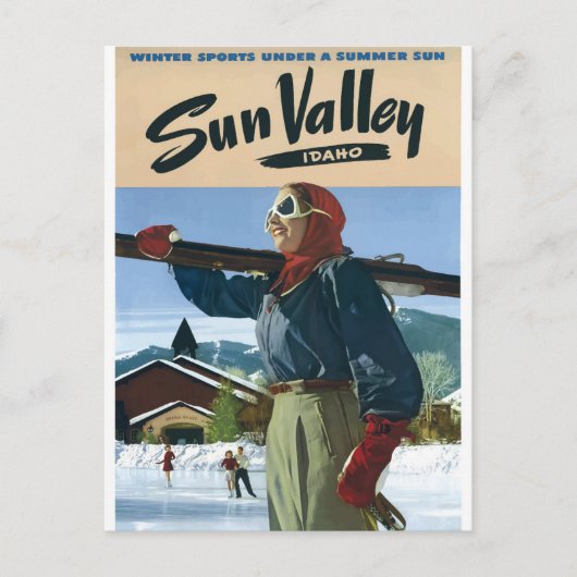 Idaho Vintage Postkarte (Vorderseite)