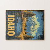 Idaho Vintage Reiseplakat Puzzle (Horizontal)