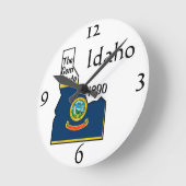 Idaho Wall Clock Runde Wanduhr (Winkel)