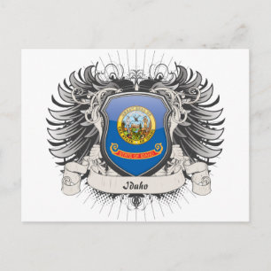 Idaho Wappen Postkarte