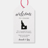 Idaho Wedding Welcome Geschenkanhänger (Vorderseite)