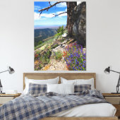 Idaho Wild Blume Leinwanddruck (Insitu (Schlafzimmer))