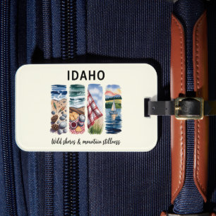 Idaho - Wilde Küsten & Bergstille Gepäckanhänger