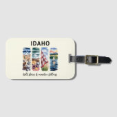 Idaho - Wilde Küsten & Bergstille Gepäckanhänger (Vorderseite (Horizontal))