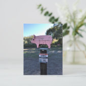 Idaho Wonder Pig, Funny Postkarte (Stehend Vorderseite)