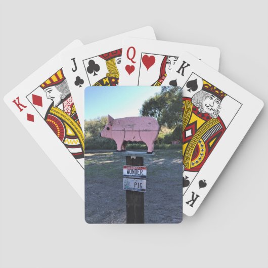 Idaho Wonder Pig, Funny Spielkarten (Rückseite)