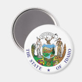 Idaho-Zeichen Magnet (Vorderseite/Rückseite)