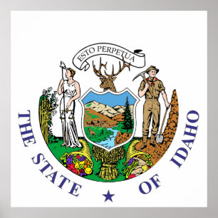 Idaho-Zeichen Poster