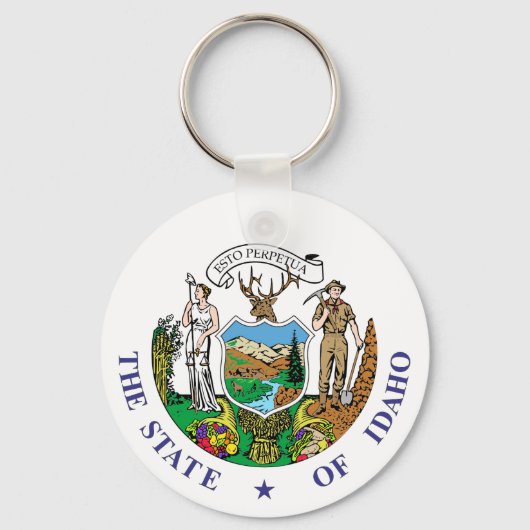 Idaho-Zeichen Schlüsselanhänger (Vorderseite)