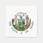 Idaho-Zeichen Serviette (Vorderseite)