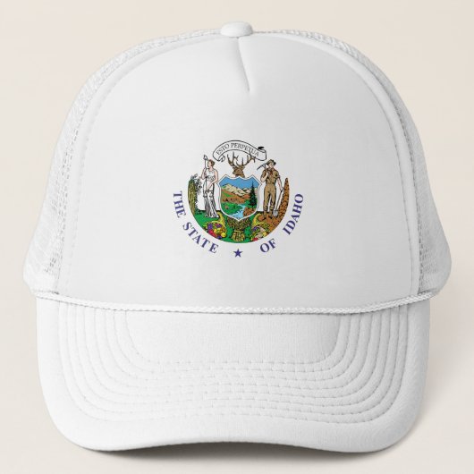 Idaho-Zeichen Truckerkappe (Vorderseite)