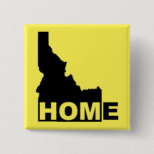 Idaho Zuhause Weg Von Staat Knopf Abzeichen Pin Button