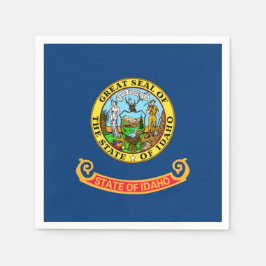Idahoan Flag, Flag of Idaho Serviette