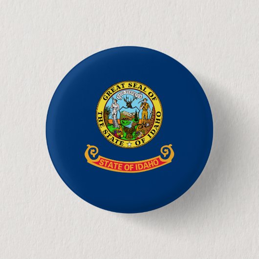 Idahoan-Flagge, Flagge von Idaho Button (Vorderseite)