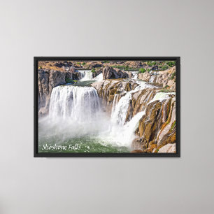 Idaho's Shoshone Falls Leinwanddruck