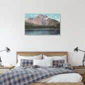 IdahoSicht auf den Mt. Moran vom Leichsee Idaho Leinwanddruck (Insitu (Schlafzimmer))