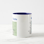 Idahosymbole u. -karte zweifarbige tasse (Mittel)