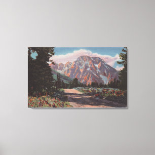 IdahoView großartigen Teton Staatsangehörigen Leinwanddruck