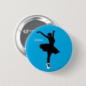 iDance (blau) Button (Vorne & Hinten)