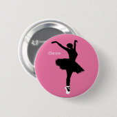 iDance (Rosa) Button (Vorne & Hinten)