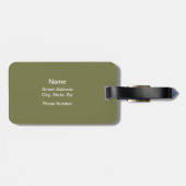 iDangle (Hockey) Gepäckanhänger (Rückseite horizontal)