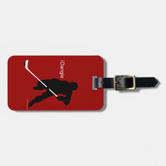 iDangle (Hockey) Gepäckanhänger (Vorderseite horizontal)